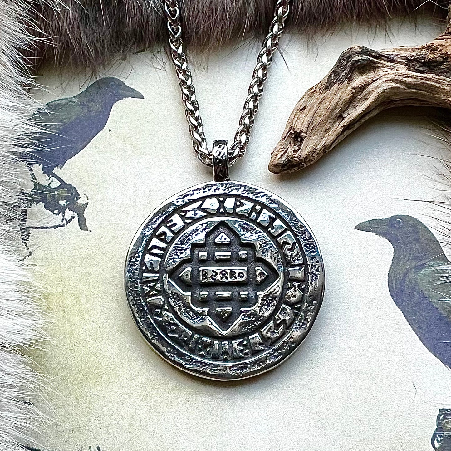 Vikingasmycke halsband med Björn Järnsida