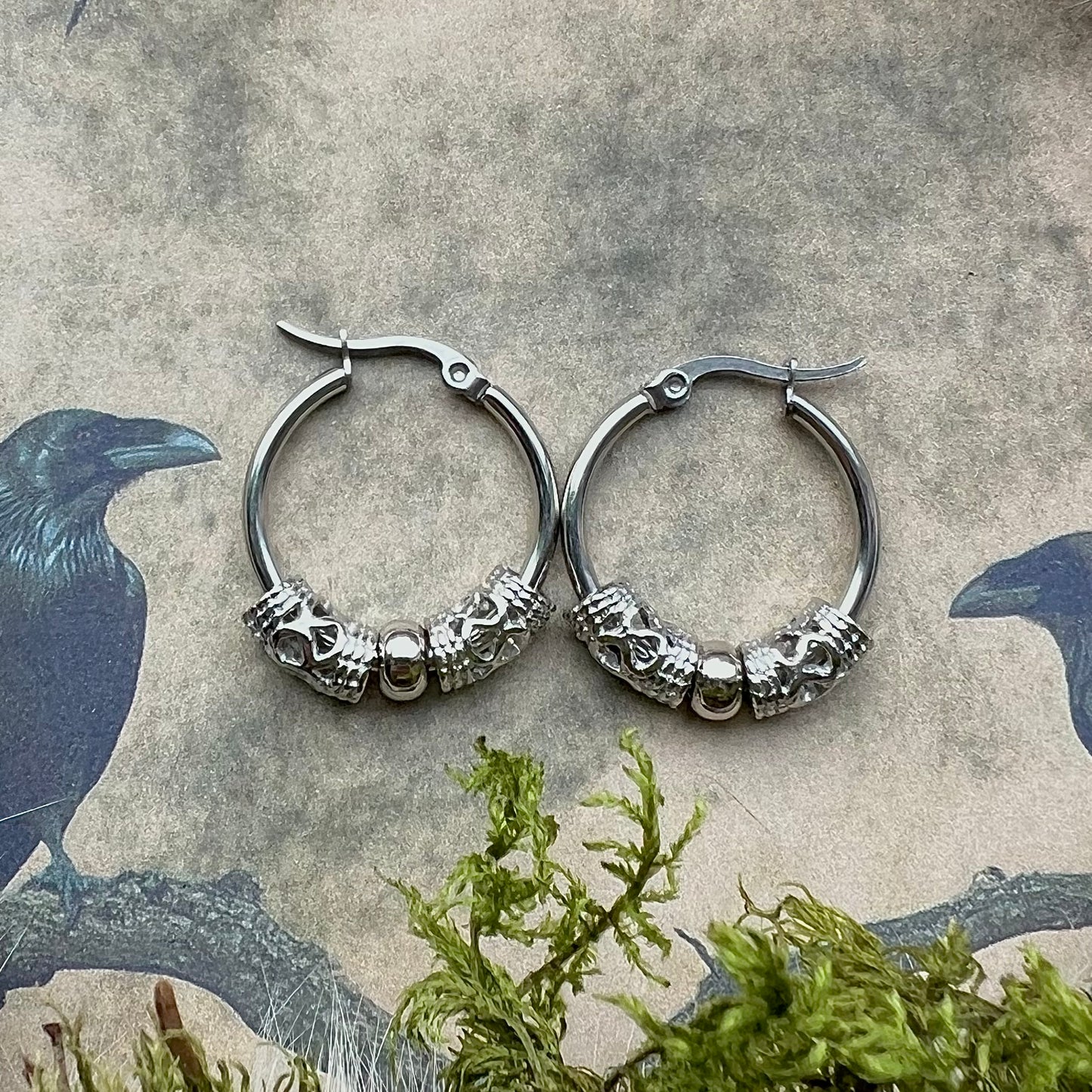 Vikingasmycke örhängen med stora kreoler