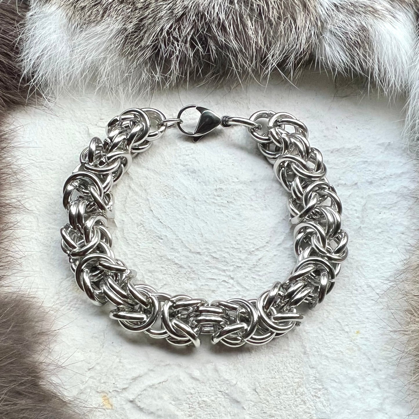 Armband - Kejsarlänk i rostfritt stål, 11mm