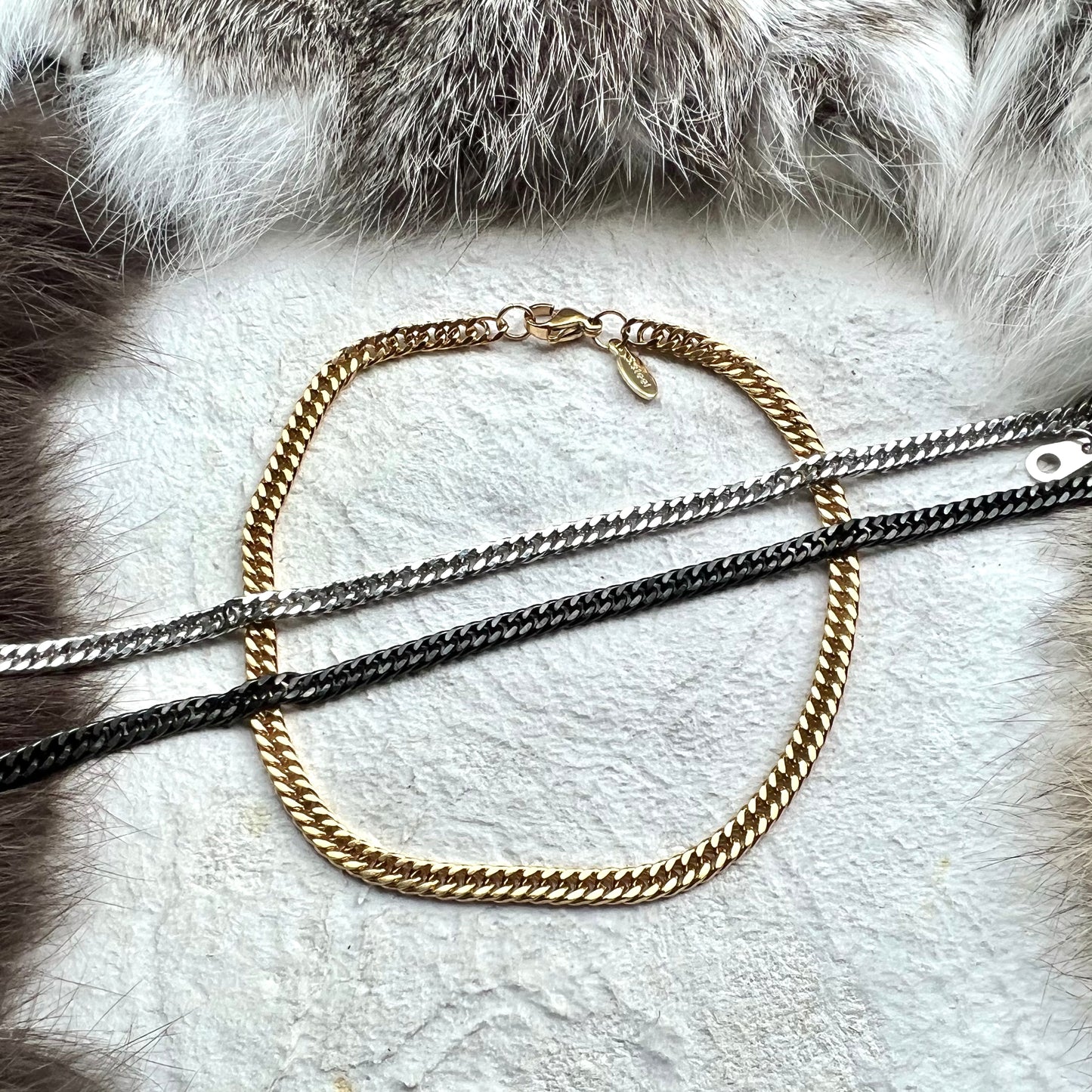 Armband - Smal pansarlänk, 3,5mm