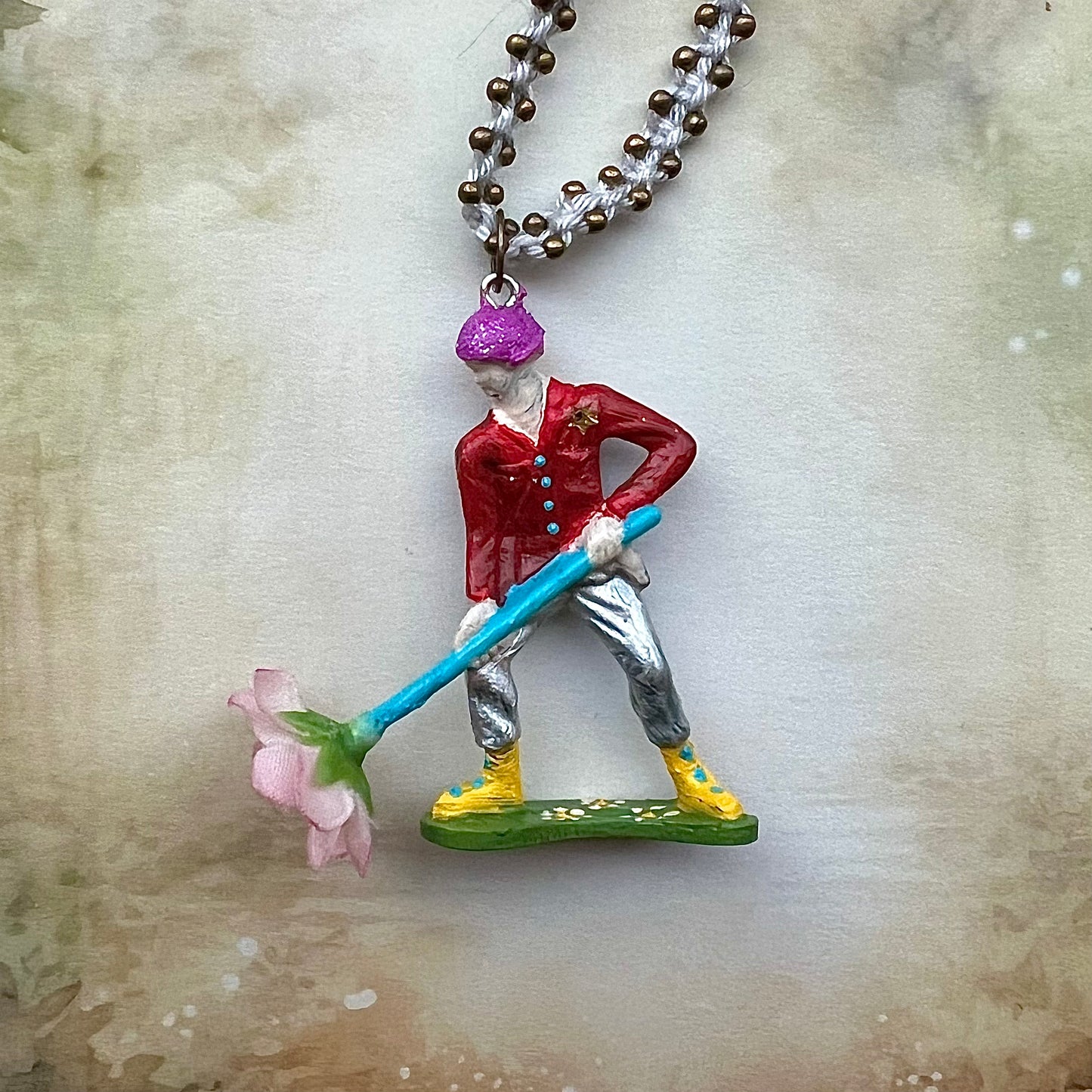 Peacekeeper with light pink flower