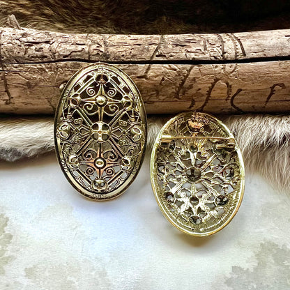 Dräktspänne / bucklor, 1 par