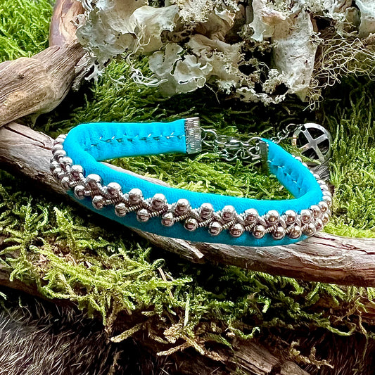 Tenntrådsarmband med stålpärlor