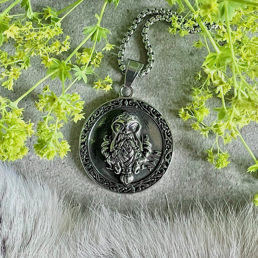 Necklace with Odin, the all-father of the asa gods