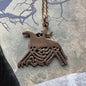 Vikingasmycke halsband med Oden och Sleipner. Stor modell.