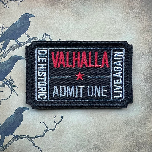 Patch ”Valhalla admit one”