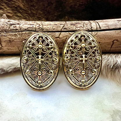 Dräktspänne / bucklor, 1 par