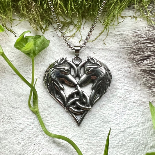 Necklace with Odin's wolves Gere and Freke