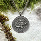 Necklace - Locket with Frigg and Vegvisir