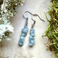 Örhängen - Björkhängen med akvamarin