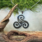 Halsband med Triskelion i rostfritt stål