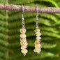 Earrings - Birch pendants of citrine