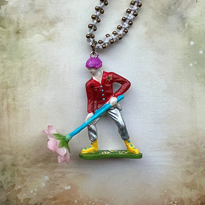 Peacekeeper with light pink flower