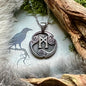 Vikingasmycke halsband med runan MannaR på sköld